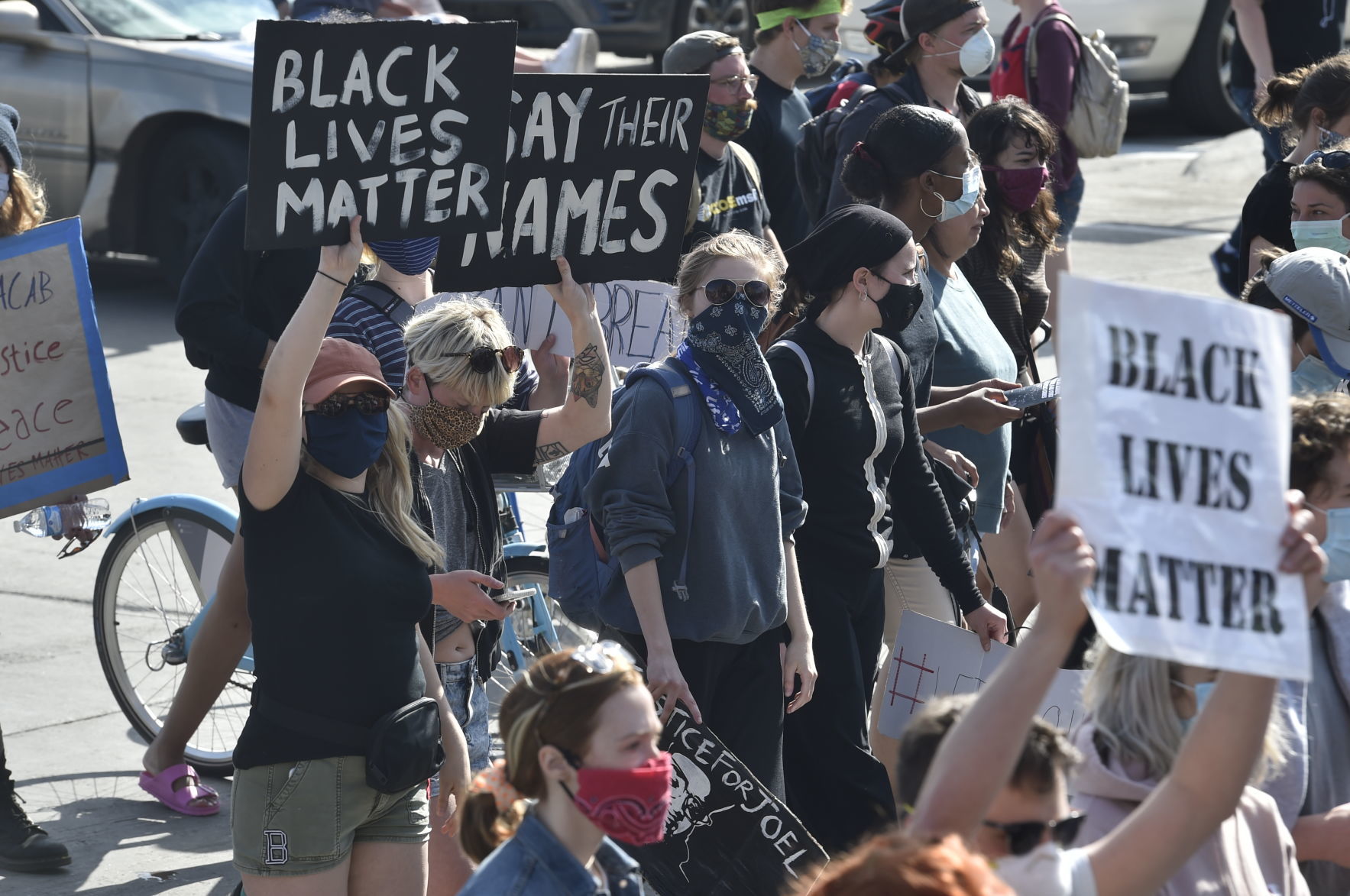 Black Lives Matter signs